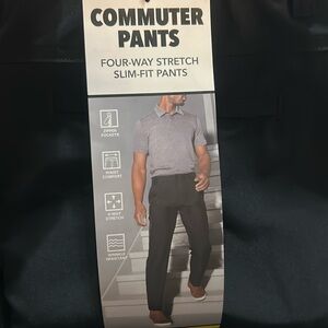 NWT Andrew Marc New York Men’s Commuter Pant Black size 32x34, 36x30